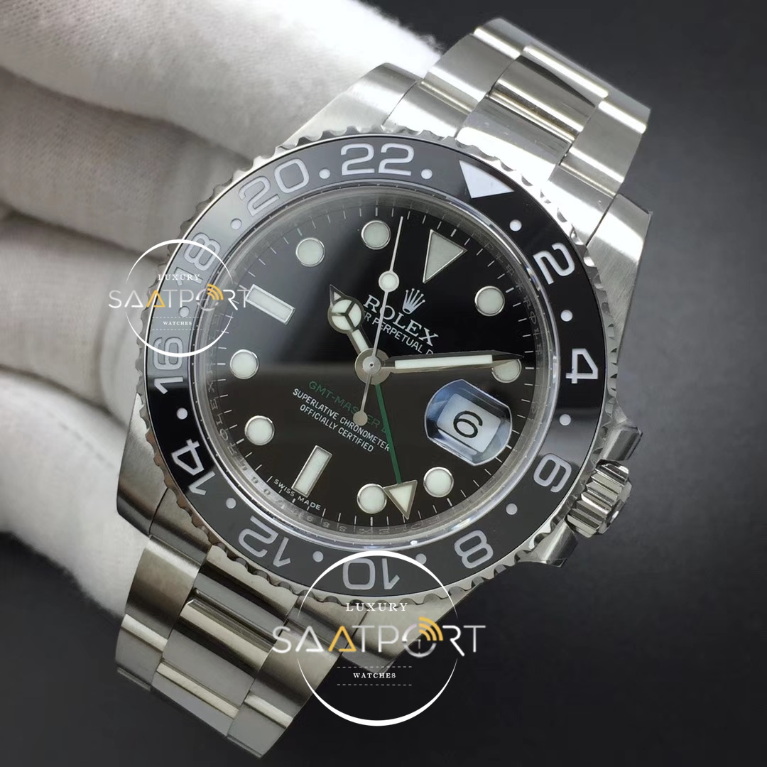 Rolex GMT Master II 116710 LN 904L GMF Black Dial Super Clone 3186