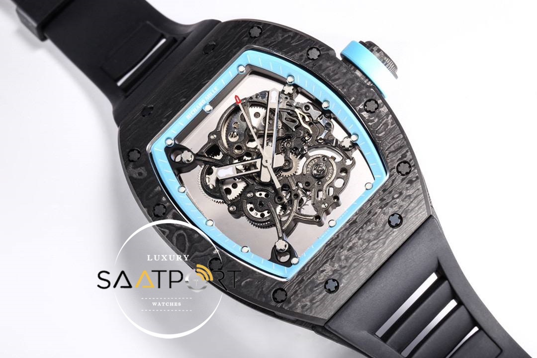 Richard Mille Bubba Watson Carbon RM055 İskelet Kadran