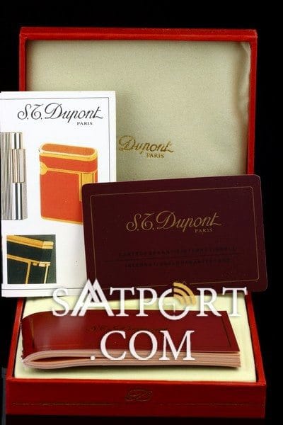 S.T. Dupont Briquet Ligne 2 Lézard Marron