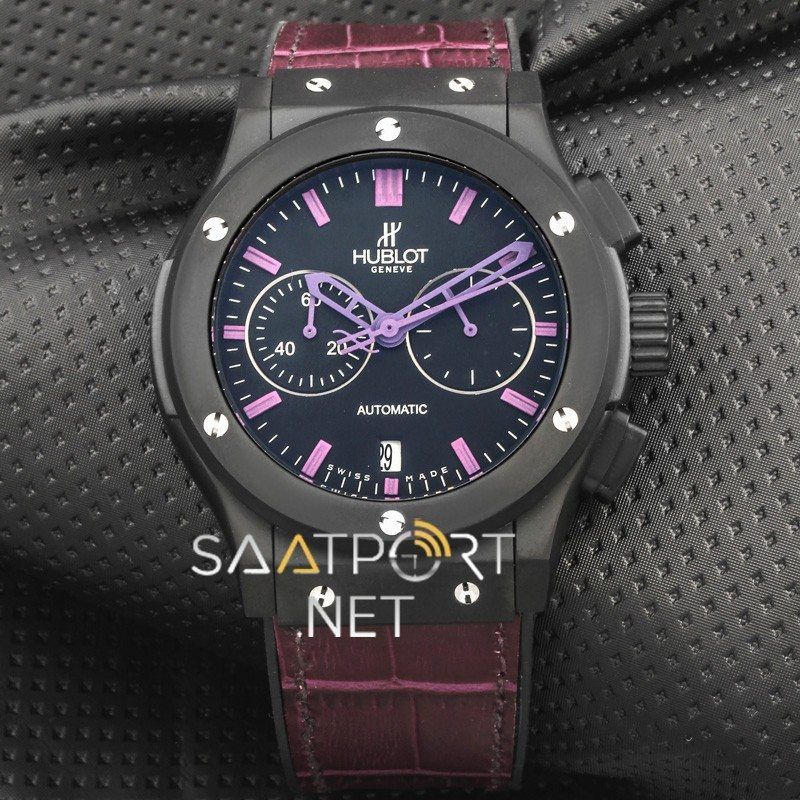 Hublot Classic Fusion Purple Chronograph