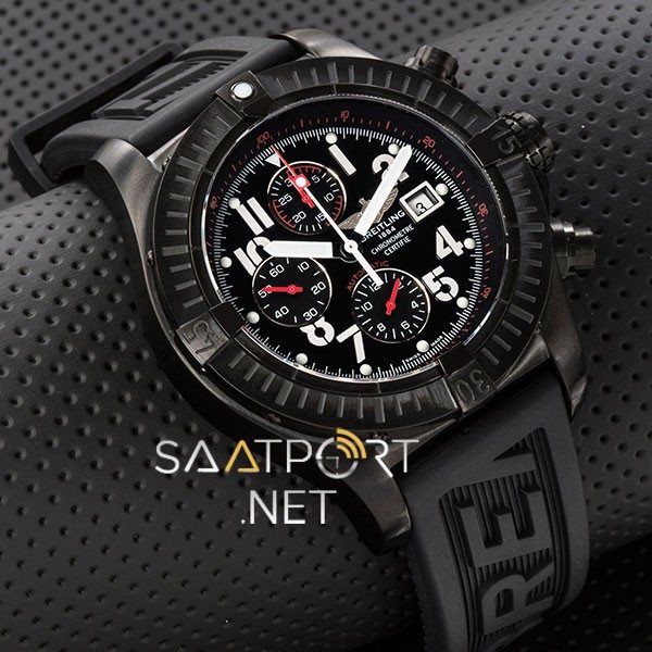 Breitling Avenger Seawolf Chrono Blacksteel Eta