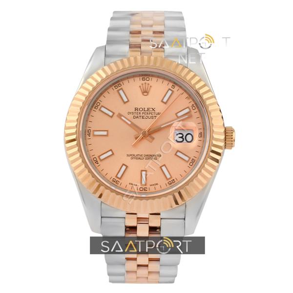 Rolex Datejust 126331 Two Tone Rose Dial Jübile 3235 ETA