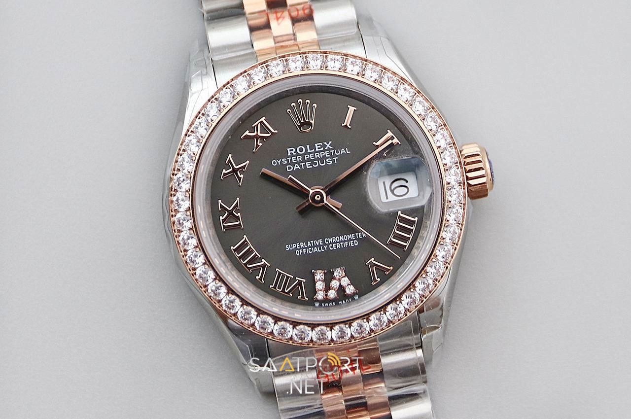 Rolex Lady Datejust 28mm Gray Dial 278381RBR  Eta