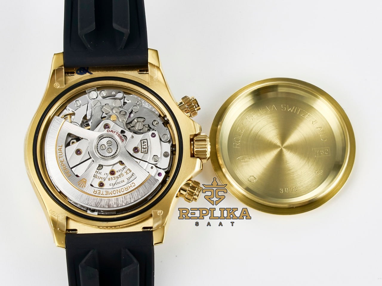 Rolex Daytona 126518LN Yellow Gold Dial QF Factory 40mm Oysterflex 4131 Super Clone ETA