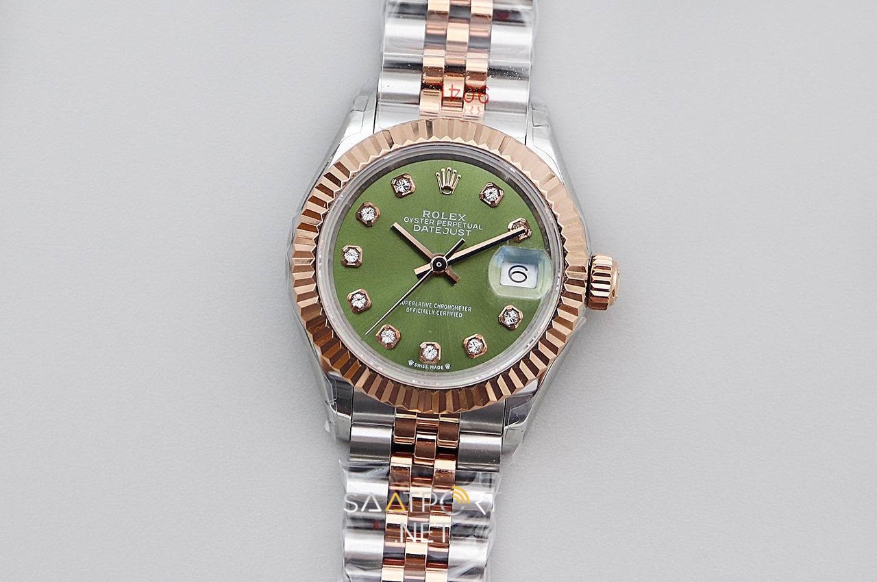 Rolex Lady Datejust 28mm Rose Two Tone 279173 Eta