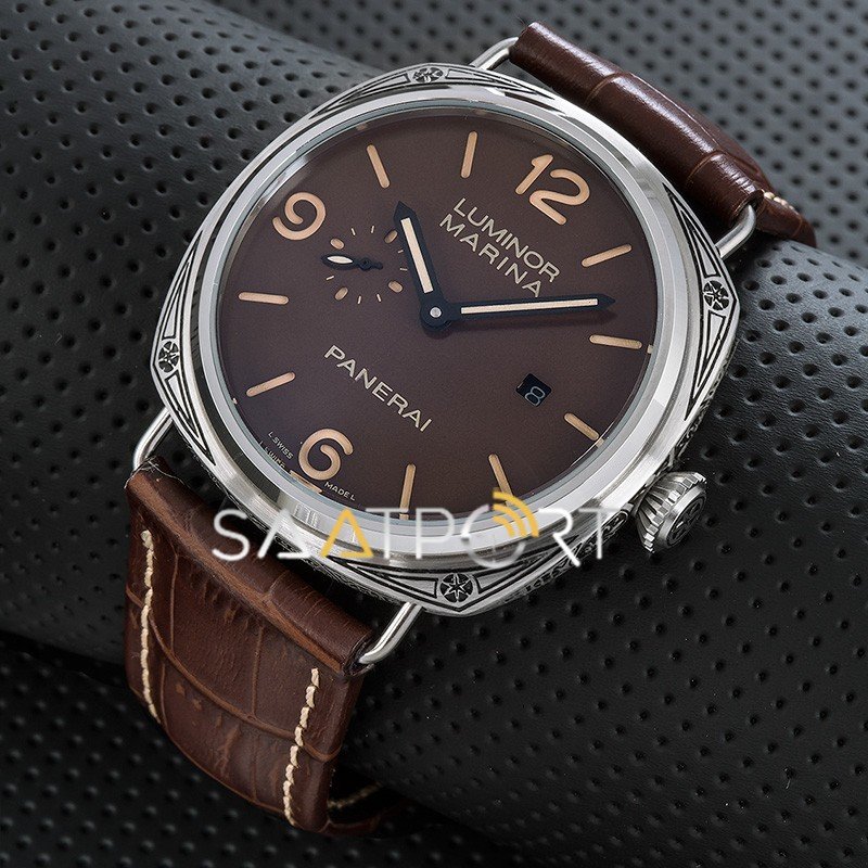 Panerai Radiomir Firenze 3 Days Acciaio Otomatik Kahve