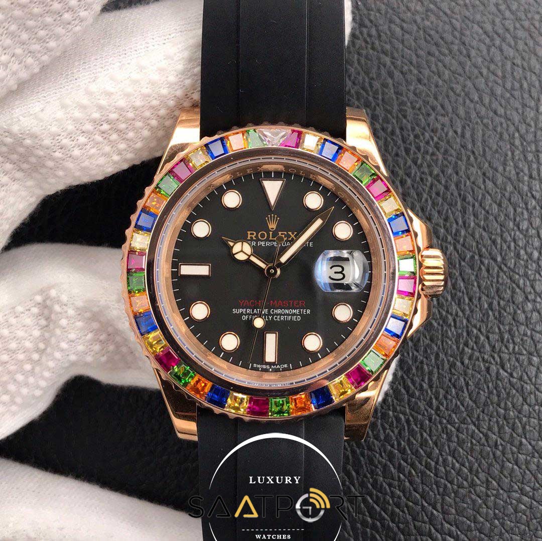 Rolex Eta Saat Yacht Master Baget Super clone  3186 eta mekanizma