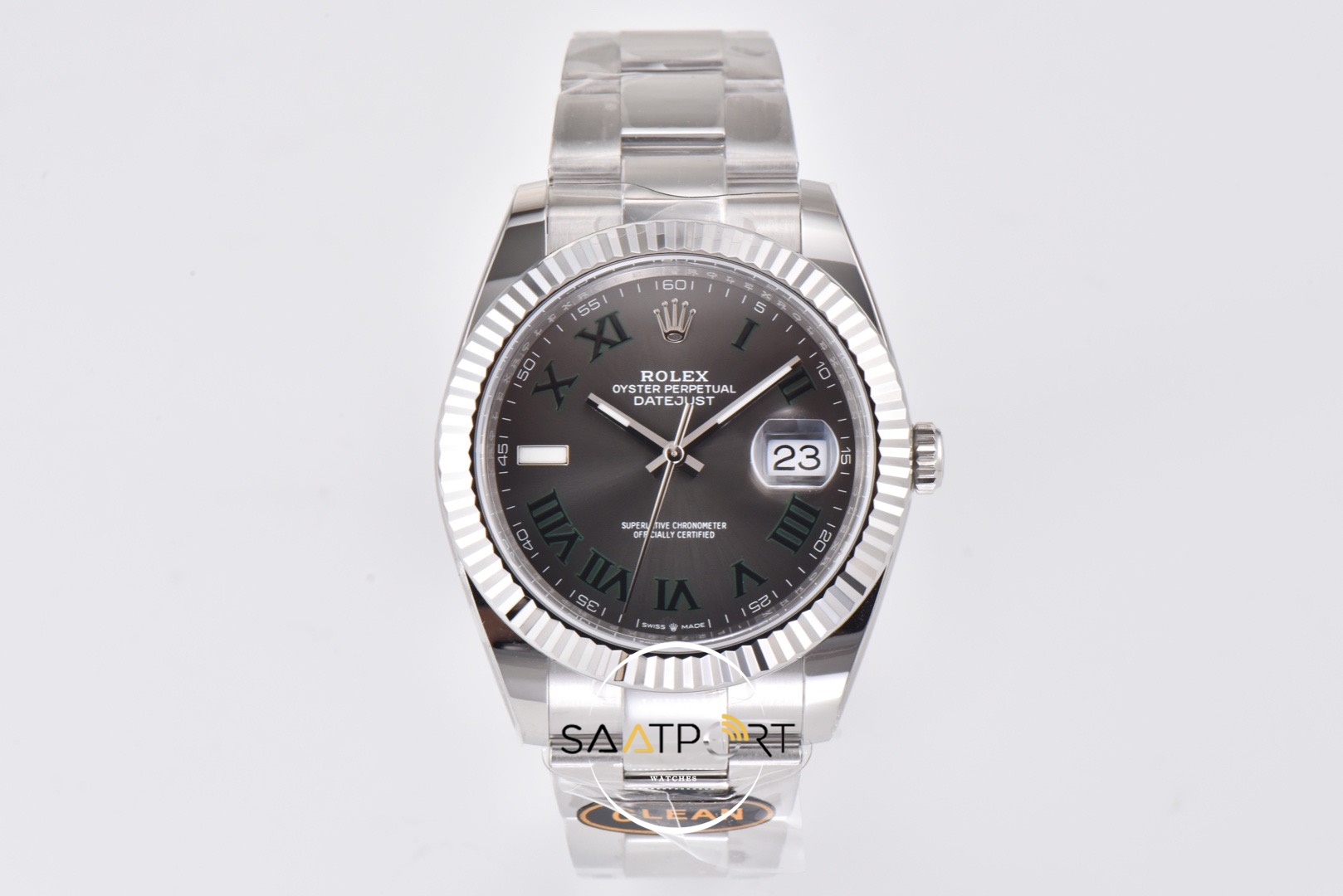 Rolex Datejust  Clean Factory Roman Rakamlı Kadran 3235 Super Clone ETA