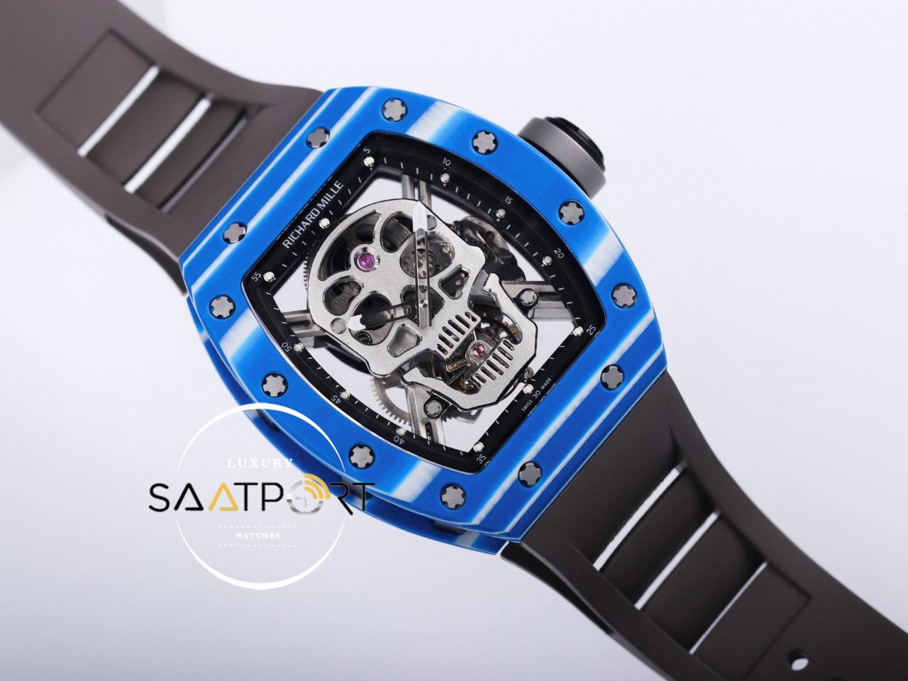 Richard Mille RM052-01 NTPT Tourbillon Blue Skull Carbon