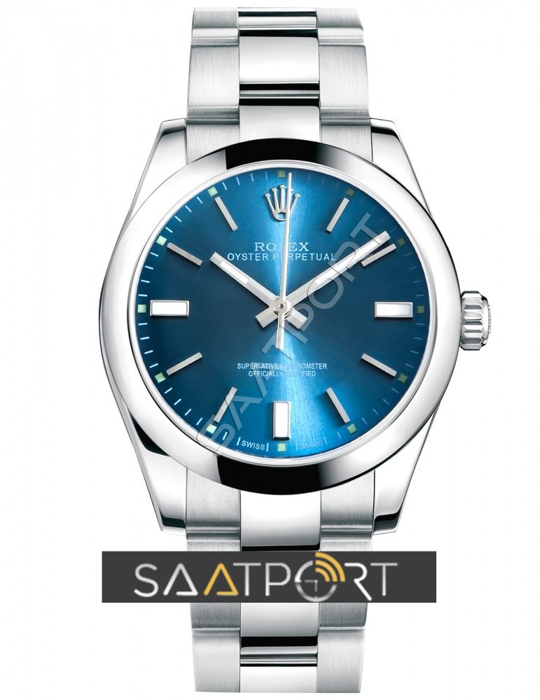 Rolex Oyster Perpetual Blue Referans 39mm