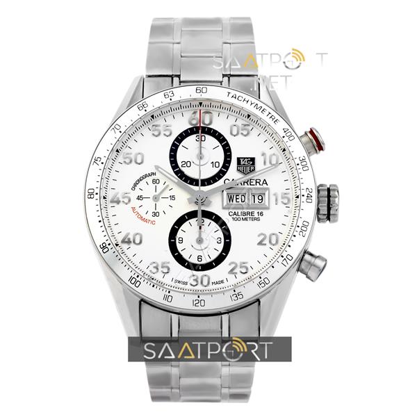 TAG Heuer Carrera Calibre 16 Silver Automatic Chronograph 41mm