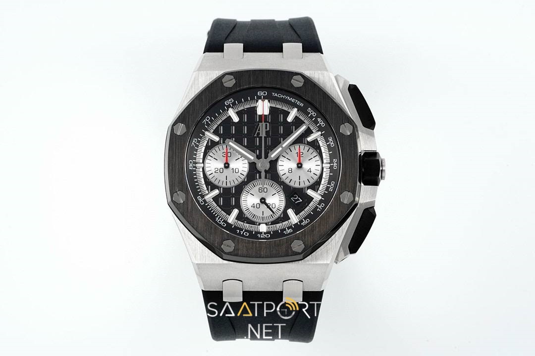 Audemars Piguet 26420 Royal Oak Offshore Siyah Kadran 44mm Super Clone ETA