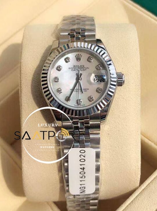 Rolex Datejust Lady 279381 Gri Taşlı Kadran 28mm Super Clone ETA