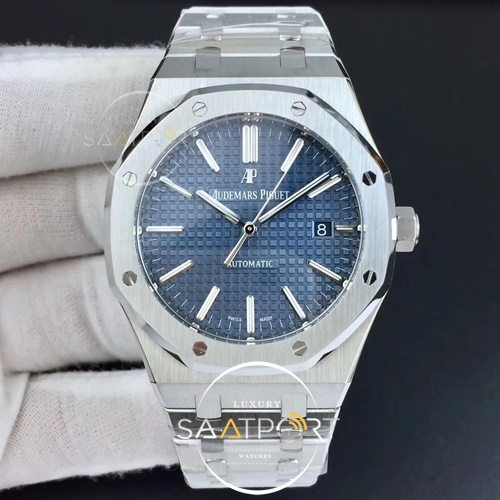 Royal Oak 41mm 15400  JF 1-1 Best Edition Blue Textured Dial  SWİSS 3120 V5