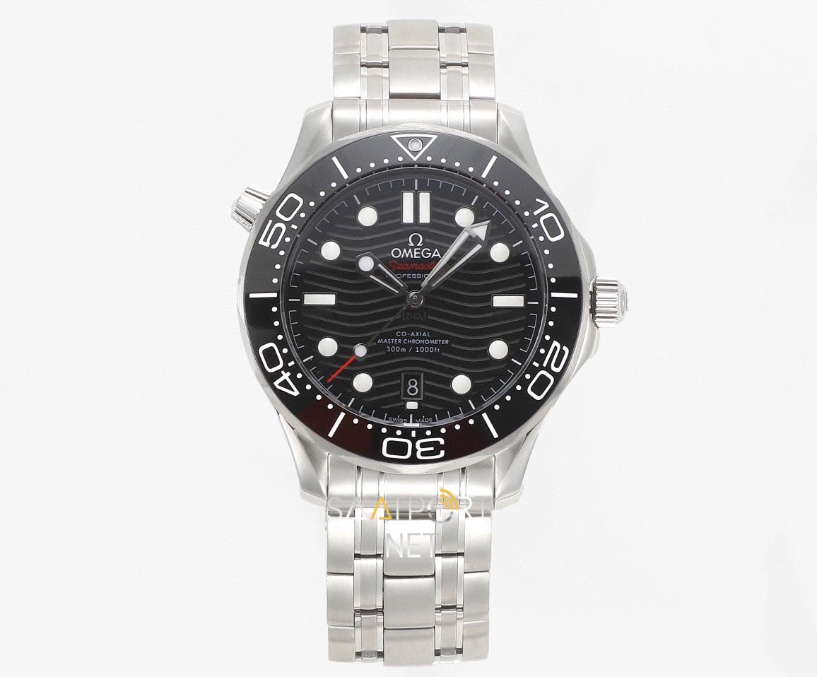 Omega Seamaster Diver 300 M Co‑axial Master Black Super Clon ETA v2