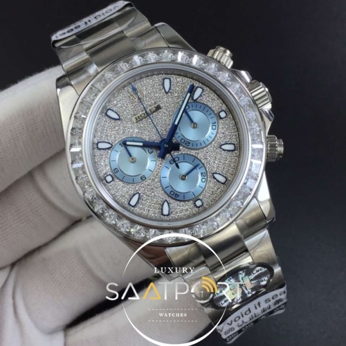 Rolex Daytona 116576TBR Full Paved Diamonds BLF Best Edition Diamonds Dial 4130