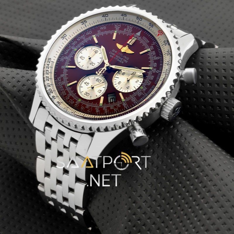 Breitling Kahverengi Chronograph