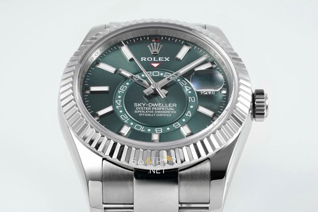 Rolex Sky-Dweller Mint Green Oyster 336934 Super Clone Eta