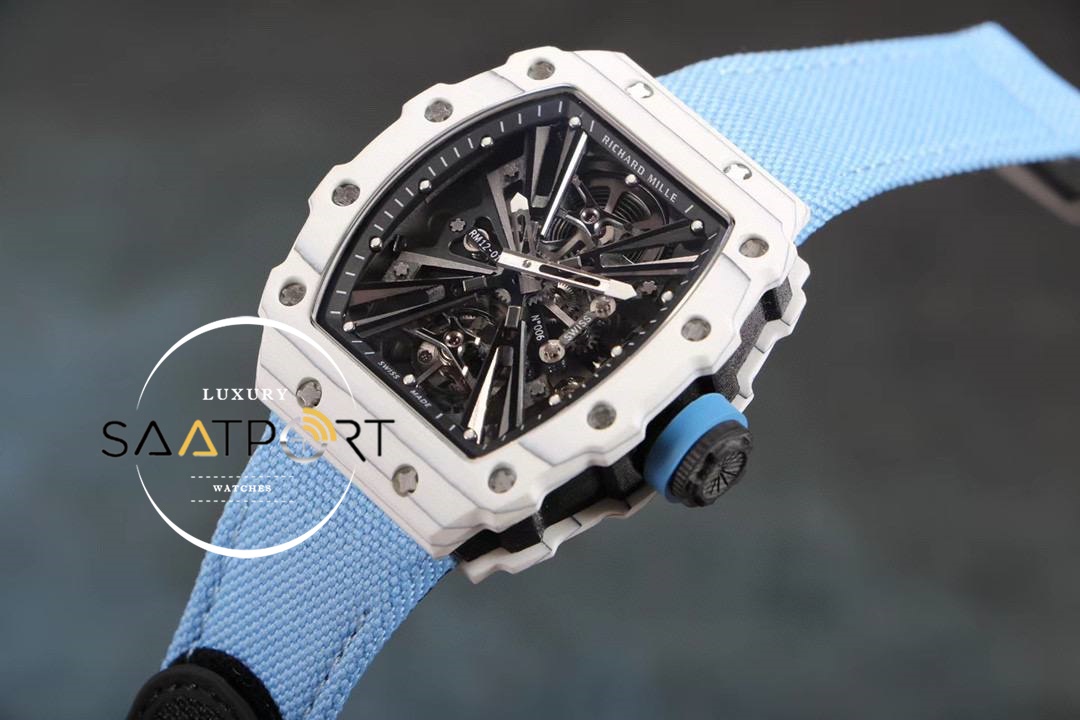 Richard Mille Rafael Nadal RM12 Eta Saat Tourbillon Turkuaz Kordon