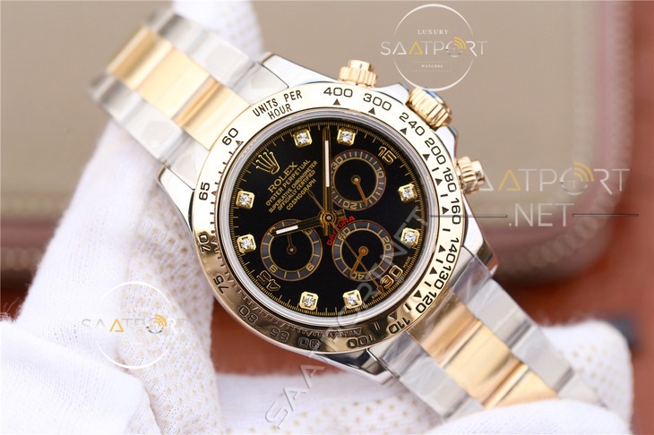 Rolex Daytona 116523 Cosmograph Diamond Dial 4130 Mekanizma