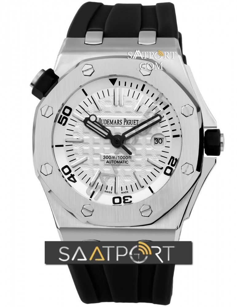 AUDEMARS PIGUET ROYAL OAK OFFSHORE DIVER WHITE DIAL 15710ST