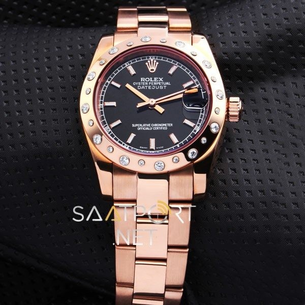 Rolex Datejust Lady 31 Watch Rose Bayan Saati