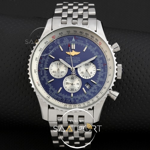 Breitling Navitimer blue Chronograph 43 mm  AB0121211B1A1