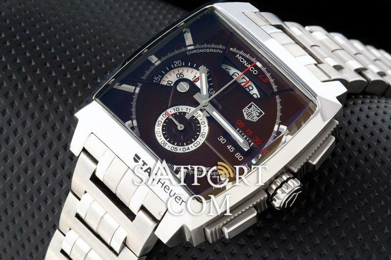 TAG Heuer Monaco LS Kahve Çelik Kordon