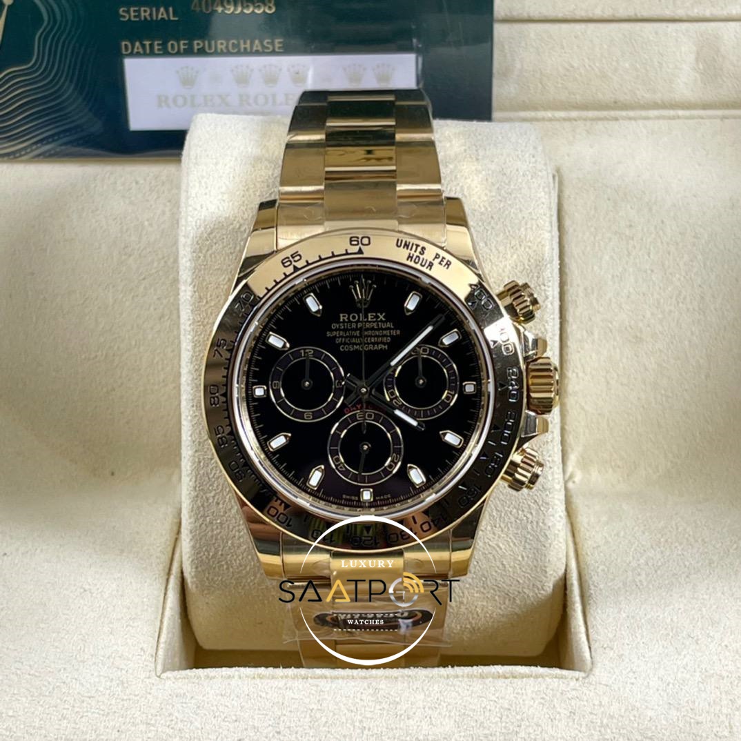 Rolex Eta Saat 116528 Daytona BT Factory 4130 Mekanizma