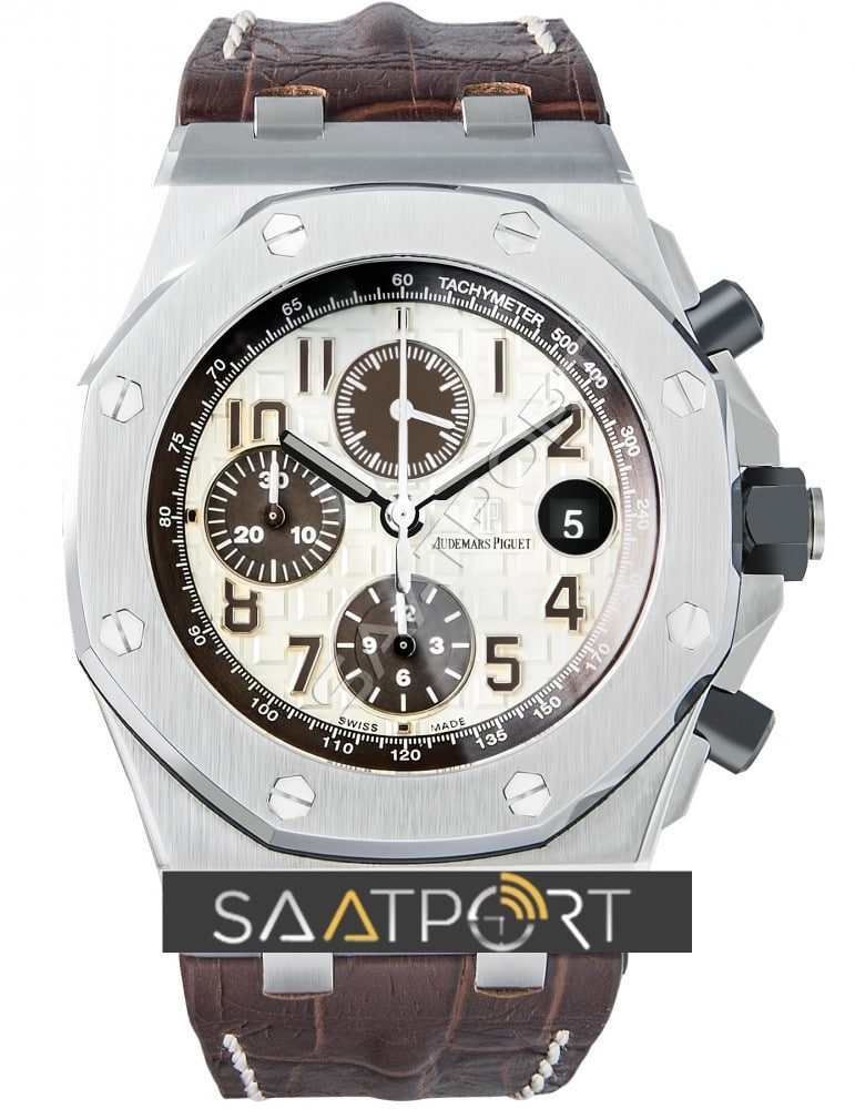 Audemars Piguet Offshore Safari Kahve Deri Kordon Eta