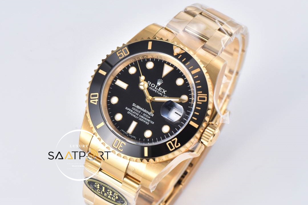 Rolex Submariner 116618LN Clean Factory Siyah Kadran 40mm Clone