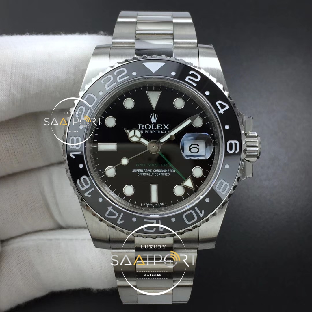 Rolex GMT Master II 116710 LN 904L GMF Black Dial Super Clone 3186