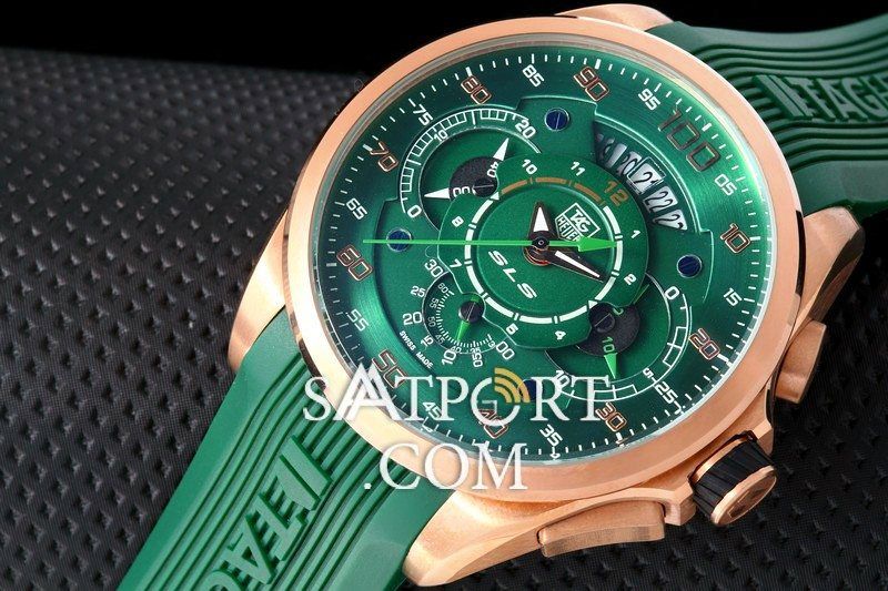 TAG Heuer 100 Mercedes Benz SLS Yeşil Gold