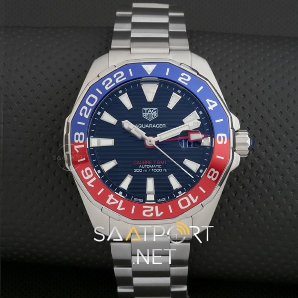 TAG Heuer Aquaracer Calibre Pepsi Bezel Otomatik