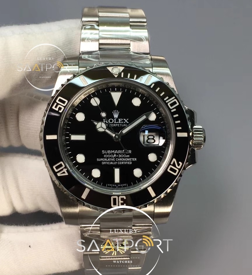 Rolex Submariner 116610 LN Black Ceramic ARF 904L SS Case and 2824 V2