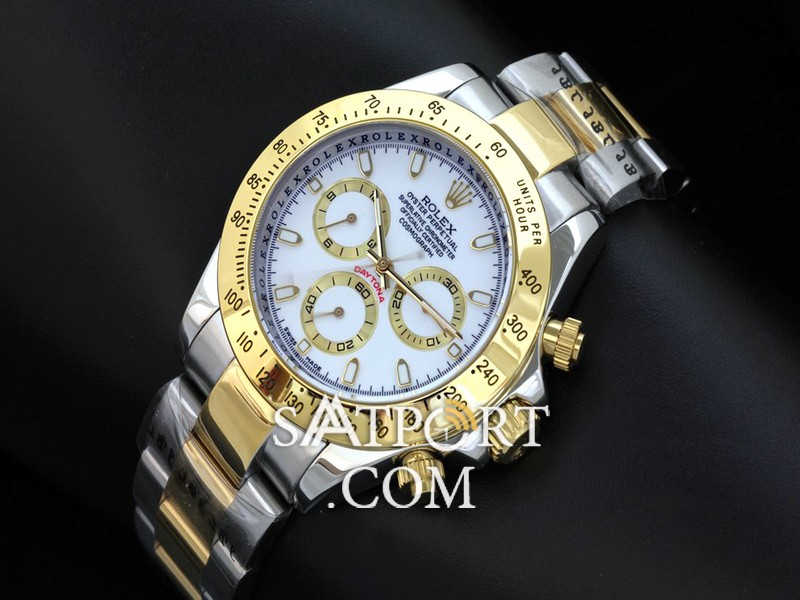 Rolex Daytona Two Tone Beyaz Kadran