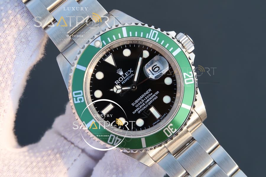 Replika Rolex Submariner Yeşil Bezel Eta Saat