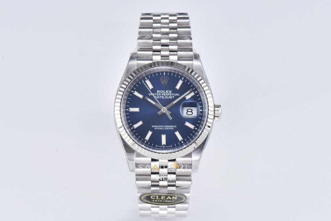 Rolex Datejust 36mm Blue Jübile Super Clone Eta