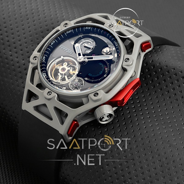 Hublot Türbülonlu Saat Otomatik Yeni model Ferrari saat gri kasa