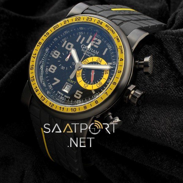 Graham Silverstone Stowe Racing Sarı Chronograph