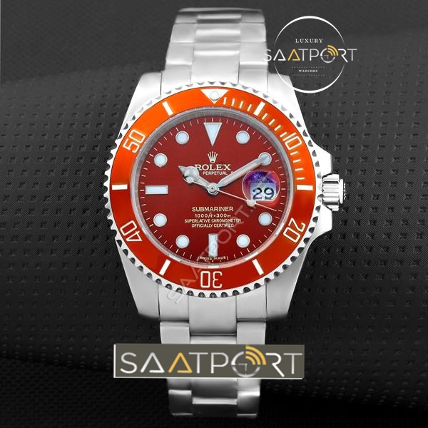 Rolex Submariner Red New Kırmızı Kadran