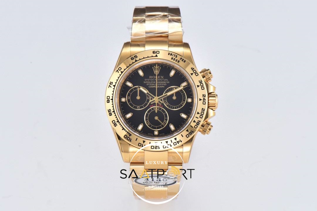 Rolex 116508 Daytona Clean Factory Gold Çelik Kasa 40 mm Super Clone ETA