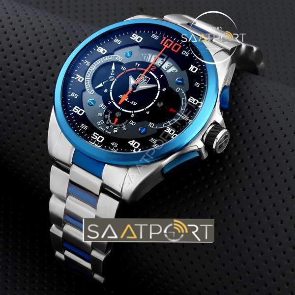 Tag Heuer MERCEDES SLS 100 Saatler Mavi Bezel