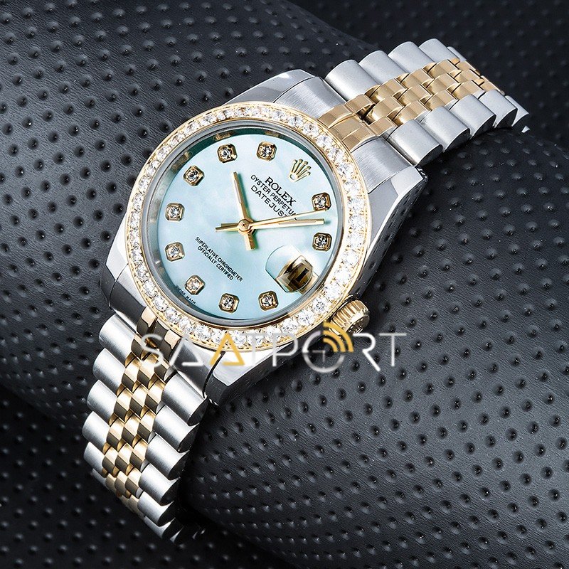 Rolex Datejust Diamonds Gold Oyster Bayan Saati