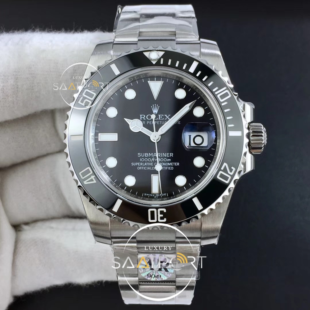 Rolex Submariner 116610 LN Black Ceramic ARF Super Clon 904L SS Case And Bracelet SH3135 V2