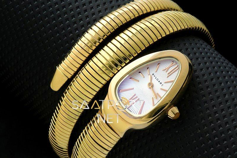 Bvlgari Serpenti Bayan Saati Gold