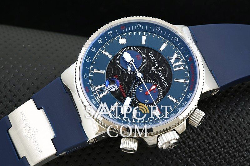 Ulysse Nardin Maxi Marine Lacivert Silver III