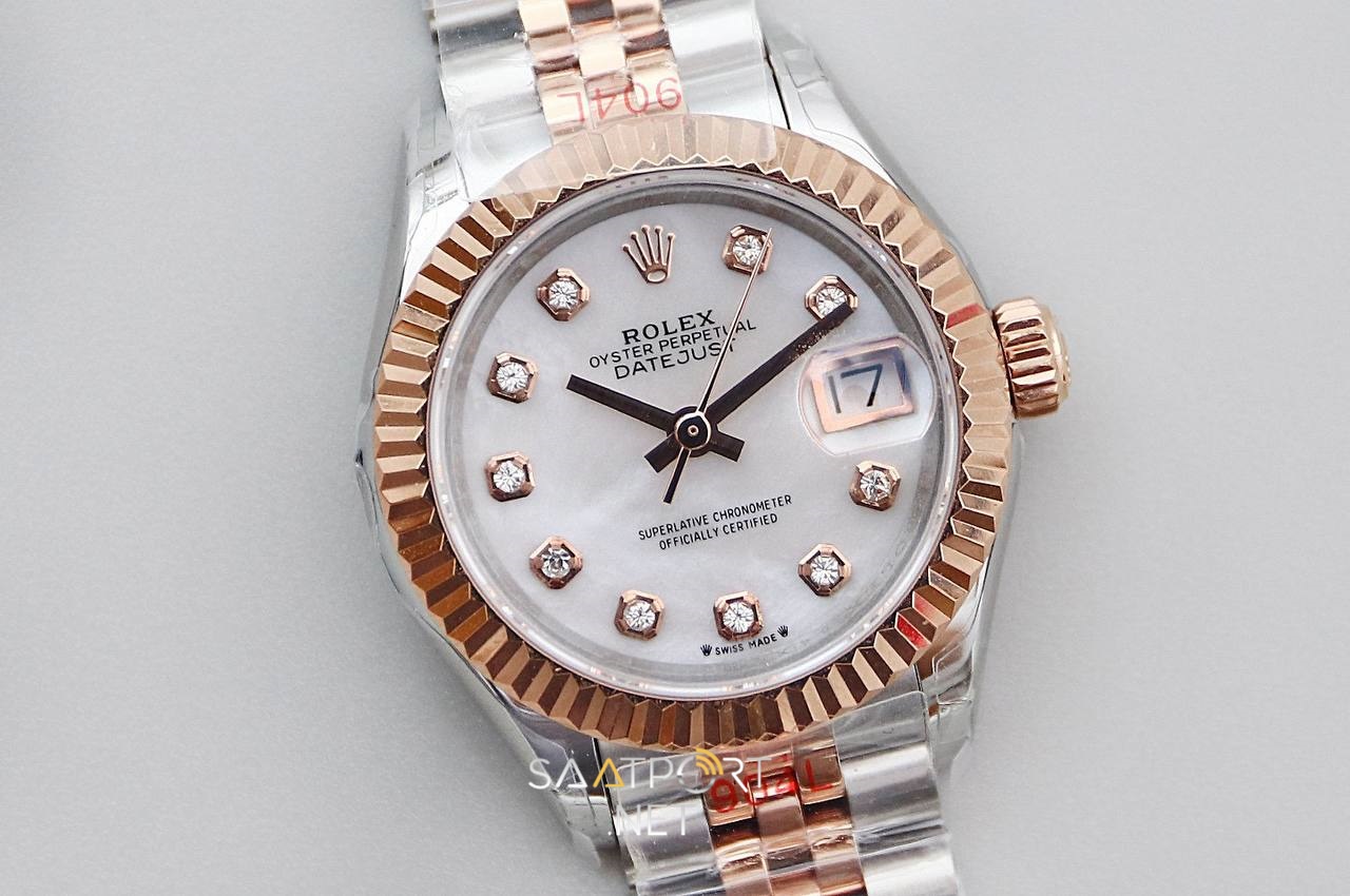 Rolex Datejust 28mm Two Tone Sedef Kadran Eta