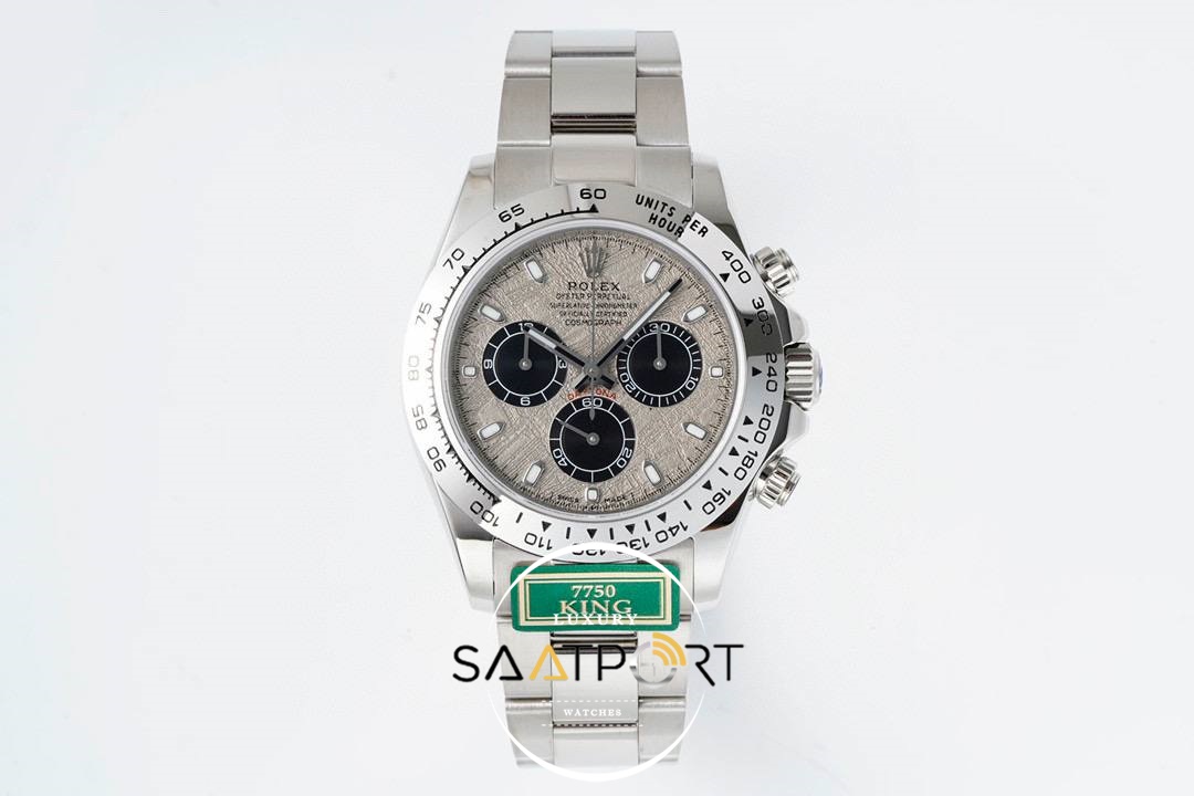 Rolex Daytona 116509 King Factory Göktaşı Kadran 40 mm 904L Kasa Super Clone ETA