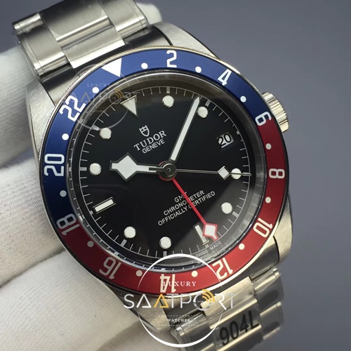 TUDOR Black Bay GMT Pepsi Blue Red Bezel TWF  ETA MEKANİZMA 2836